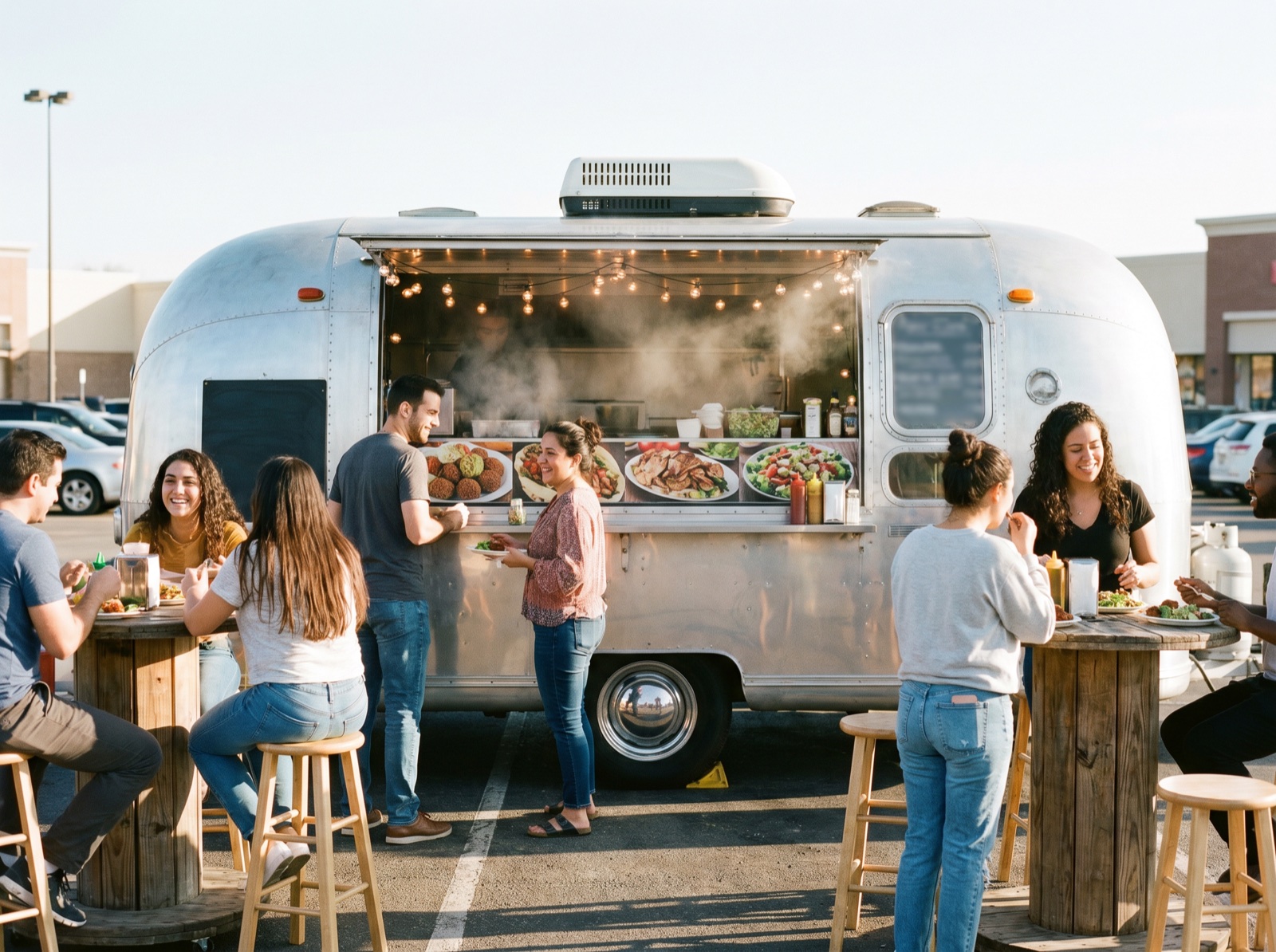 The truck at Mama Pita Food Truck