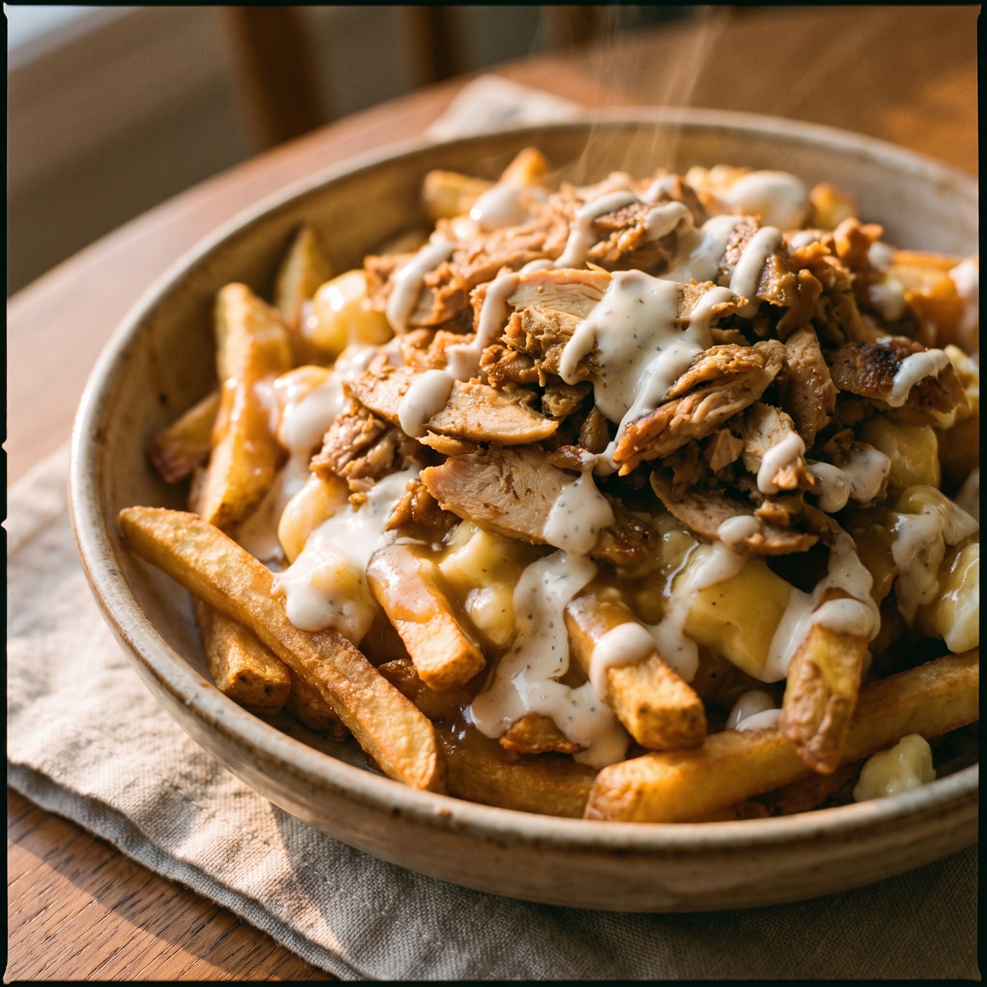 Shawarma poutine at Mama Pita Food Truck